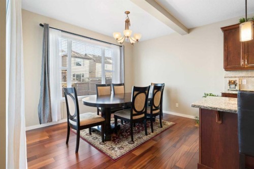 116 Brightoncrest Manor Se, Calgary, AB - Indoor Photo Showing Dining Room