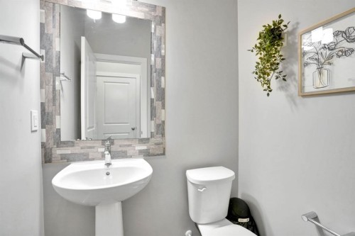47 Lake Street, Rural Red Deer County, AB - Indoor Photo Showing Bathroom