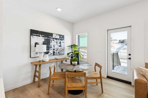 23 Heritage Heath, Cochrane, AB - Indoor Photo Showing Dining Room