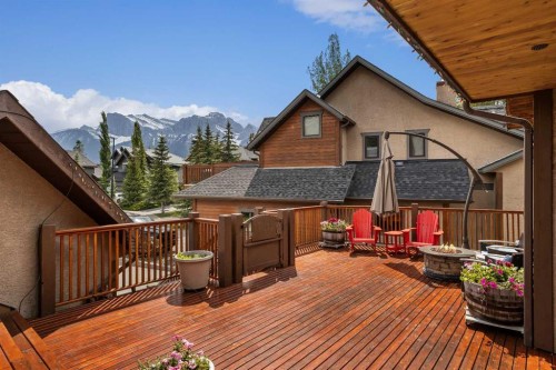 214 Eagle Point, Canmore, AB - Outdoor With Deck Patio Veranda With Exterior