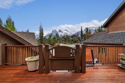 214 Eagle Point, Canmore, AB - Outdoor With Deck Patio Veranda With Exterior
