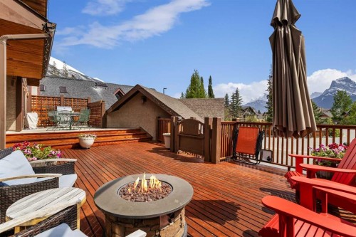 214 Eagle Point, Canmore, AB - Outdoor With Deck Patio Veranda With Exterior