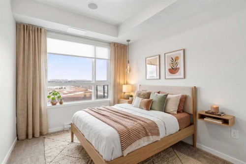 2411-33 Carringham Gate Nw, Calgary, AB - Indoor Photo Showing Bedroom