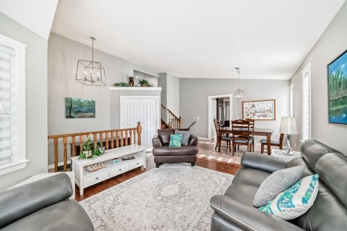 76 Riverside Way Se, Calgary, AB - Indoor Photo Showing Living Room