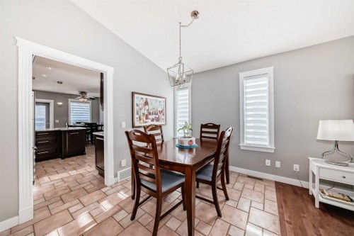 76 Riverside Way Se, Calgary, AB - Indoor Photo Showing Dining Room