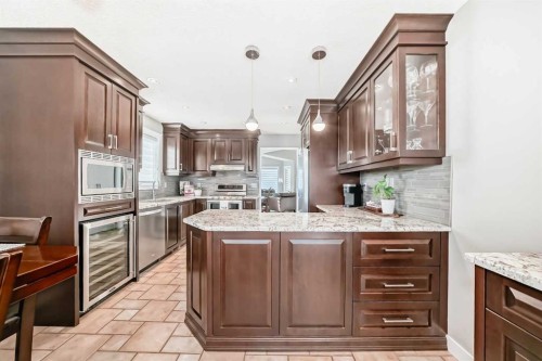 76 Riverside Way Se, Calgary, AB - Indoor Photo Showing Kitchen With Upgraded Kitchen