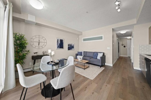 313-100 Auburn Meadows Common Se, Calgary, AB - Indoor Photo Showing Dining Room