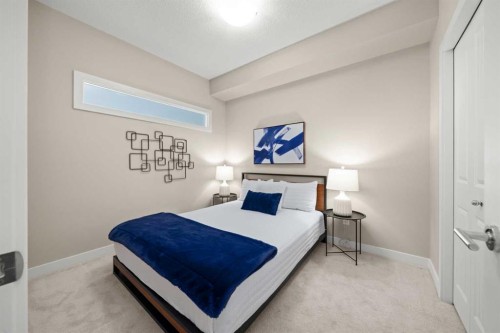 313-100 Auburn Meadows Common Se, Calgary, AB - Indoor Photo Showing Bedroom