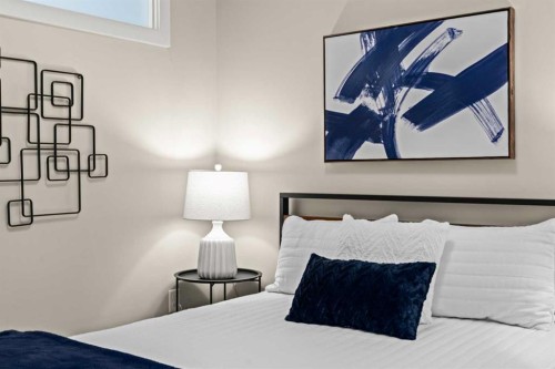 313-100 Auburn Meadows Common Se, Calgary, AB - Indoor Photo Showing Bedroom