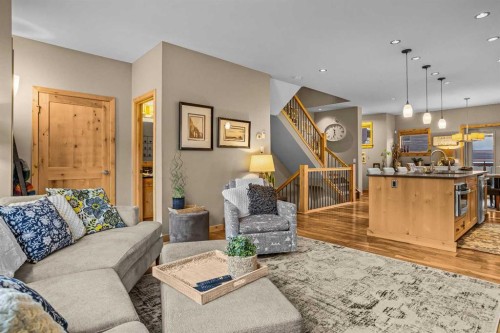 22 Streamside Lane, Canmore, AB - Indoor Photo Showing Living Room
