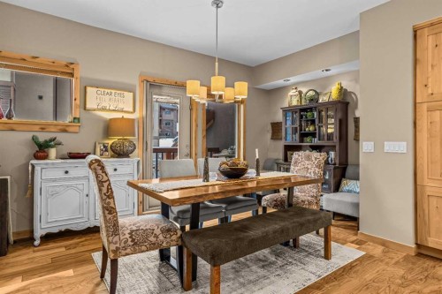 22 Streamside Lane, Canmore, AB - Indoor Photo Showing Dining Room