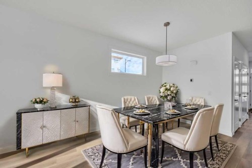 1115 Chinook Winds Circle Sw, Airdrie, AB - Indoor Photo Showing Dining Room