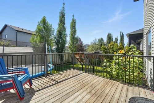 124 Kingsbridge Way Se, Airdrie, AB - Outdoor With Deck Patio Veranda With Exterior