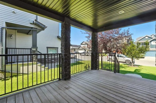 124 Kingsbridge Way Se, Airdrie, AB - Outdoor With Deck Patio Veranda With Exterior