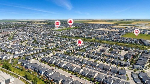 124 Kingsbridge Way Se, Airdrie, AB - Outdoor With View