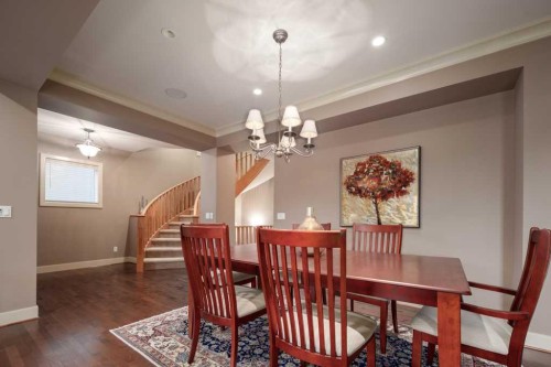 24 Aspen Meadows Green Sw, Calgary, AB - Indoor Photo Showing Dining Room