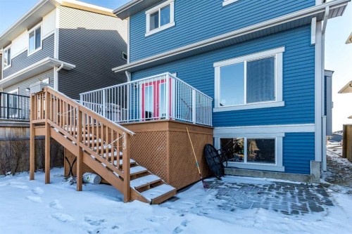 158 Fireside Bend, Cochrane, AB - Outdoor With Deck Patio Veranda With Exterior