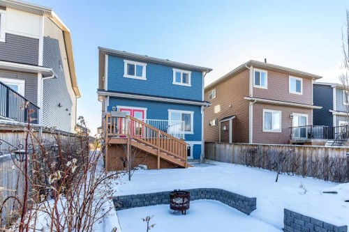 158 Fireside Bend, Cochrane, AB - Outdoor With Deck Patio Veranda