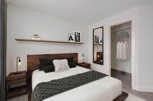 131 Cranford Walk Se, Calgary, AB - Indoor Photo Showing Bedroom