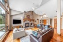 282 Miskow Close, Canmore, AB  - Indoor Photo Showing Living Room With Fireplace 