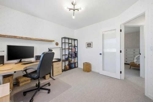 153 Cougarstone Common Sw, Calgary, AB - Indoor Photo Showing Office