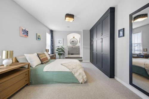 153 Cougarstone Common Sw, Calgary, AB - Indoor Photo Showing Bedroom