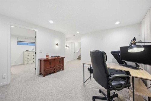 153 Cougarstone Common Sw, Calgary, AB - Indoor Photo Showing Office