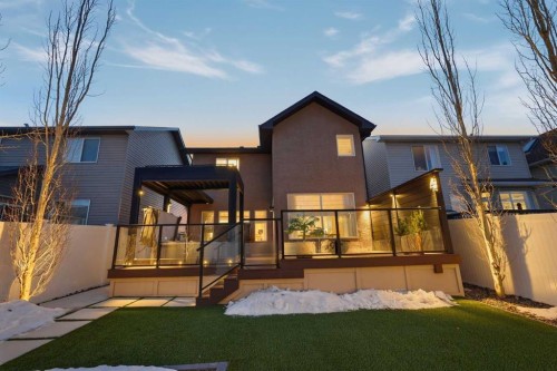 153 Cougarstone Common Sw, Calgary, AB - Outdoor With Deck Patio Veranda