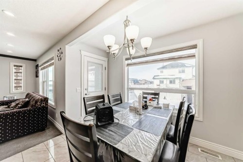 181 Saddlefield Place Ne, Calgary, AB - Indoor Photo Showing Dining Room