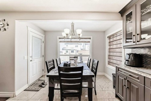 181 Saddlefield Place Ne, Calgary, AB - Indoor Photo Showing Dining Room