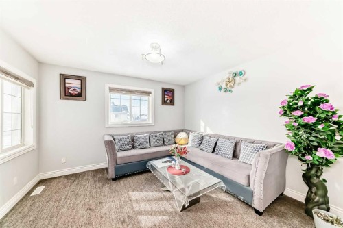 181 Saddlefield Place Ne, Calgary, AB - Indoor Photo Showing Living Room