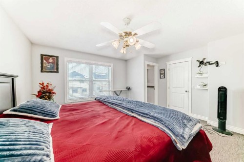 181 Saddlefield Place Ne, Calgary, AB - Indoor Photo Showing Bedroom