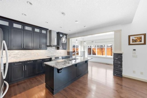 428 Aspen Glen Place Sw, Calgary, AB - Indoor Photo Showing Kitchen With Upgraded Kitchen