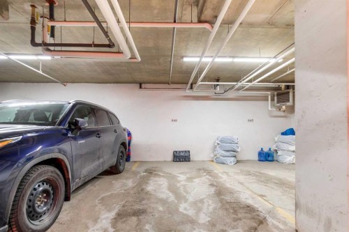 201-2300 Evanston Square Nw, Calgary, AB - Indoor Photo Showing Garage
