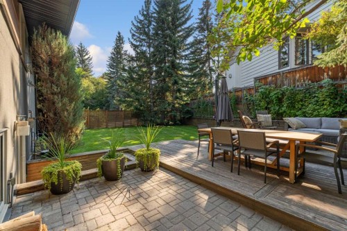504 Crescent Boulevard Sw, Calgary, AB - Outdoor With Deck Patio Veranda
