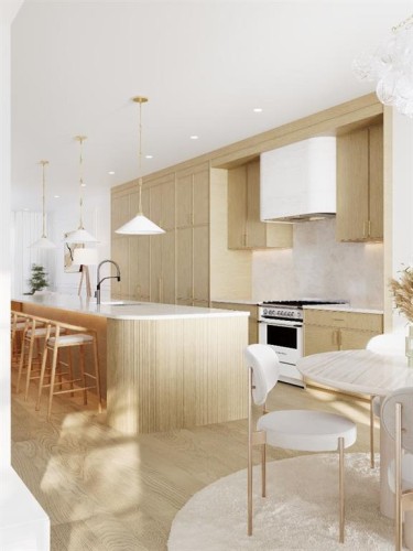 2117 22 Avenue Sw, Calgary, AB - Indoor Photo Showing Kitchen With Upgraded Kitchen