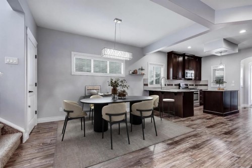 2144 Reunion Square, Airdrie, AB - Indoor Photo Showing Dining Room