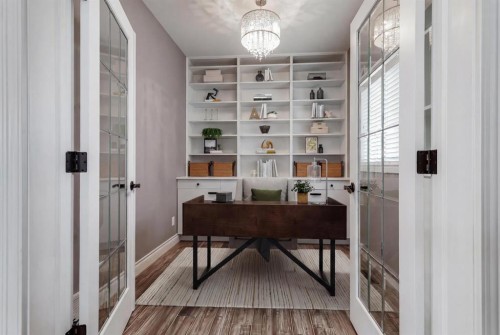 2144 Reunion Square, Airdrie, AB - Indoor Photo Showing Office