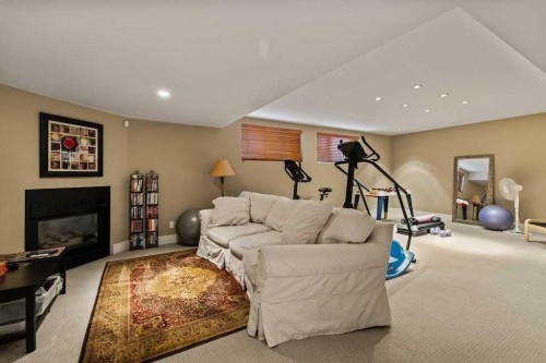 1428 9 Street Nw, Calgary, AB - Indoor With Fireplace