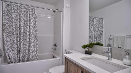 57 Willow Green Sw, Airdrie, AB - Indoor Photo Showing Bathroom