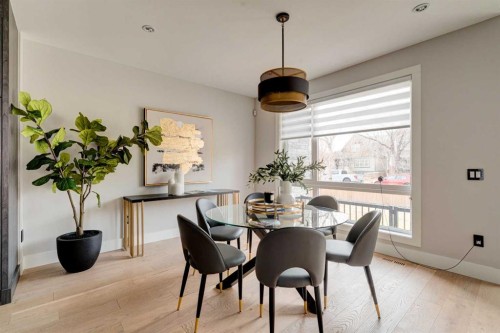 720 15 Street Nw, Calgary, AB - Indoor Photo Showing Dining Room