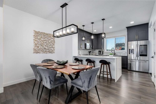 117 Highview Gate Se, Airdrie, AB - Indoor Photo Showing Dining Room