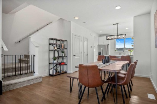 161 Lavender Manor Se, Calgary, AB - Indoor Photo Showing Dining Room