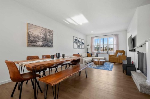 161 Lavender Manor Se, Calgary, AB - Indoor Photo Showing Dining Room