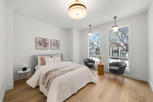 2401 4 Avenue Nw, Calgary, AB - Indoor Photo Showing Bedroom
