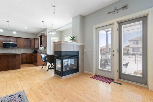 52 Glensummit Close, Cochrane, AB - Indoor With Fireplace