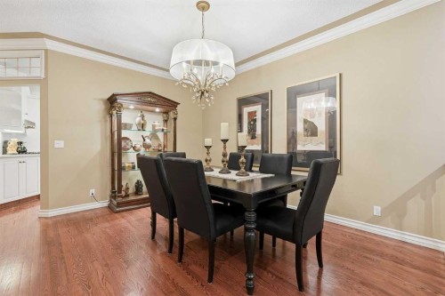 23 Prominence Point Sw, Calgary, AB - Indoor Photo Showing Dining Room