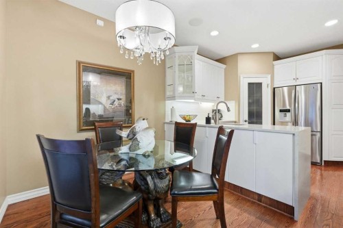 23 Prominence Point Sw, Calgary, AB - Indoor Photo Showing Dining Room