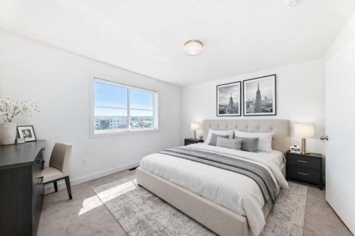 53 Spring Creek Common Sw, Calgary, AB - Indoor Photo Showing Bedroom