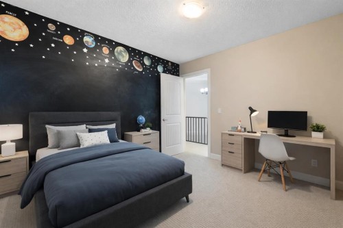 70 Royal Ridge Manor Nw, Calgary, AB - Indoor Photo Showing Bedroom